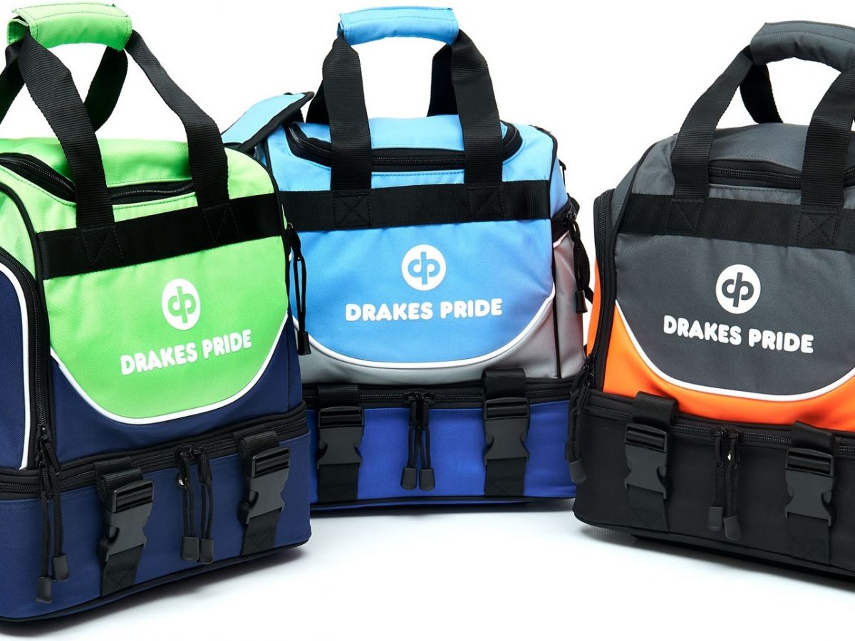 Bowls Carry Bag Drakes Pride Two Bowl Carrier Lime